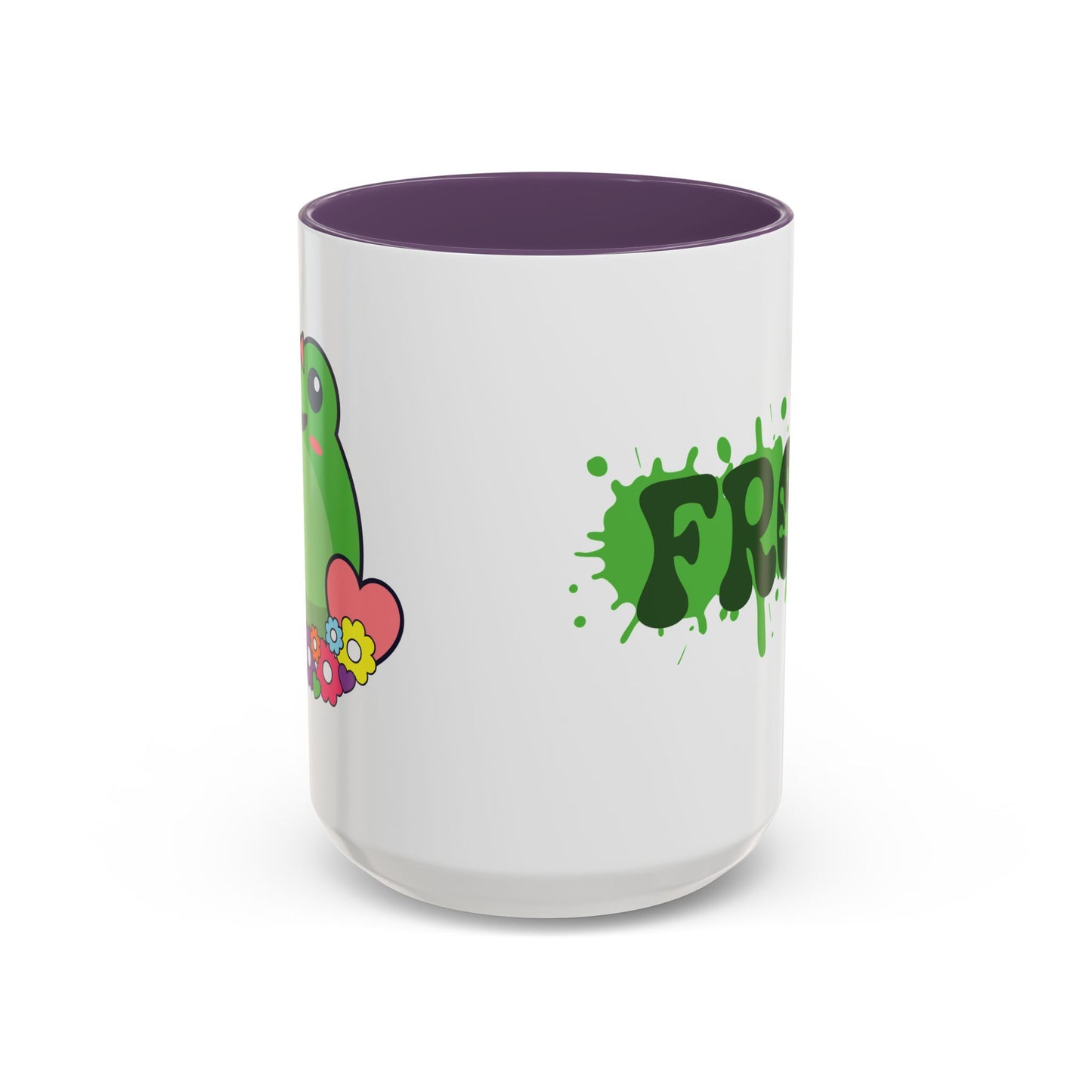 Flower Frog Lover Gift Coffee Mug Ceramic