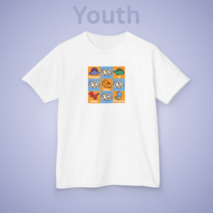 Sixth Grade Fun Dinosaurs Kids Cotton T Shirt Back To School Youth