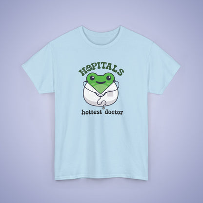 Hopitals Hottest Doctor Gift Graphic Tee Frog Lover Funny Unisex T Shirt