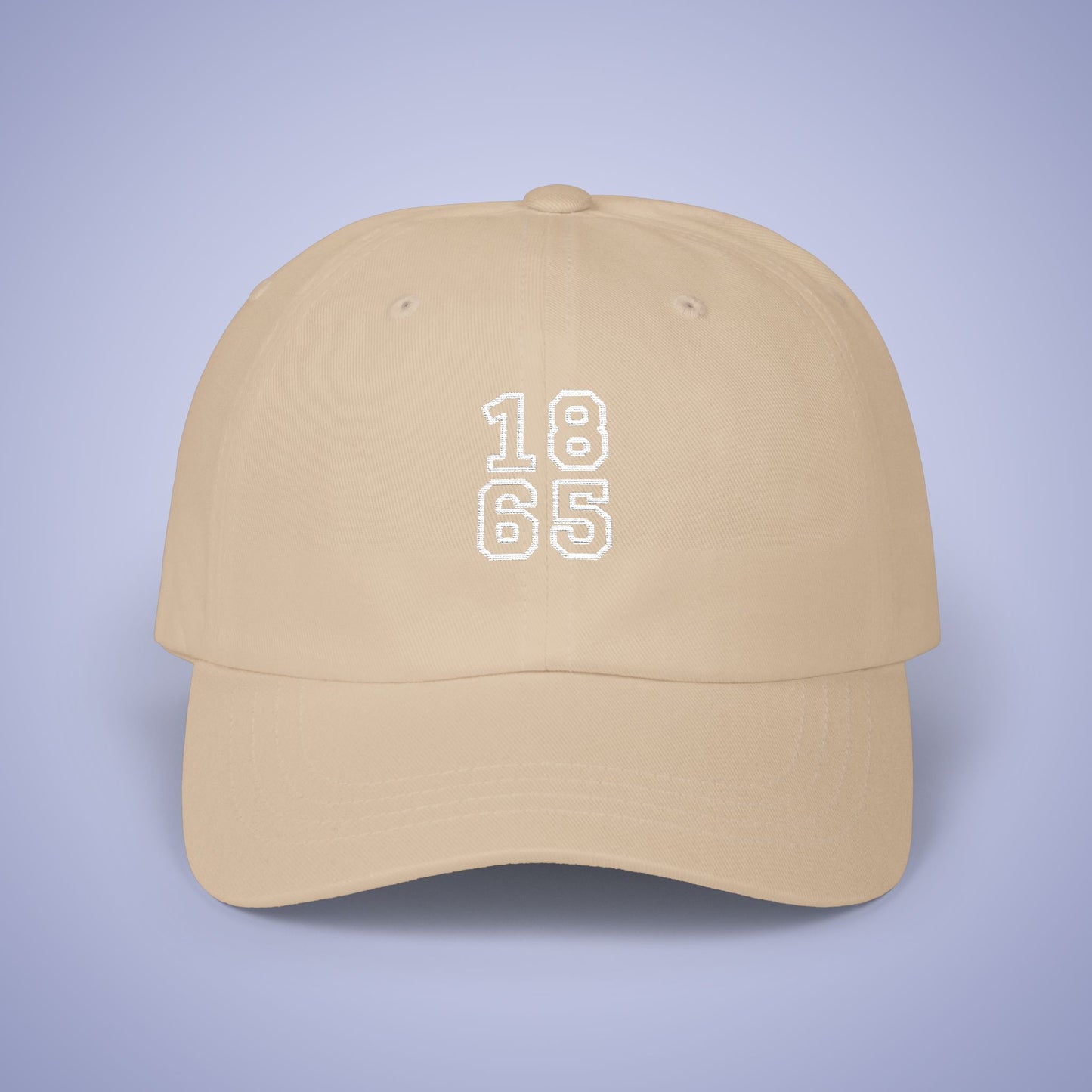 Juneteenth 1865 Embroidered Classic Dad Cap Unisex White Embroidery