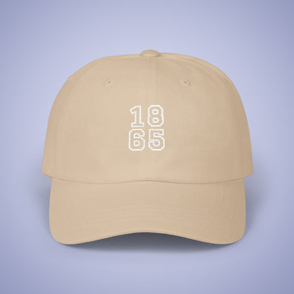 Juneteenth 1865 Embroidered Classic Dad Cap Unisex White Embroidery
