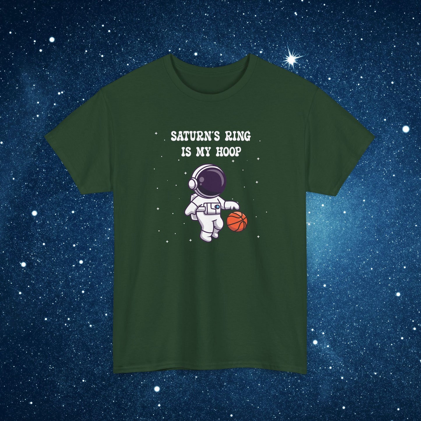 Saturns Ring is my Hoop National Astronaut Day Unisex Graphic T Shirt
