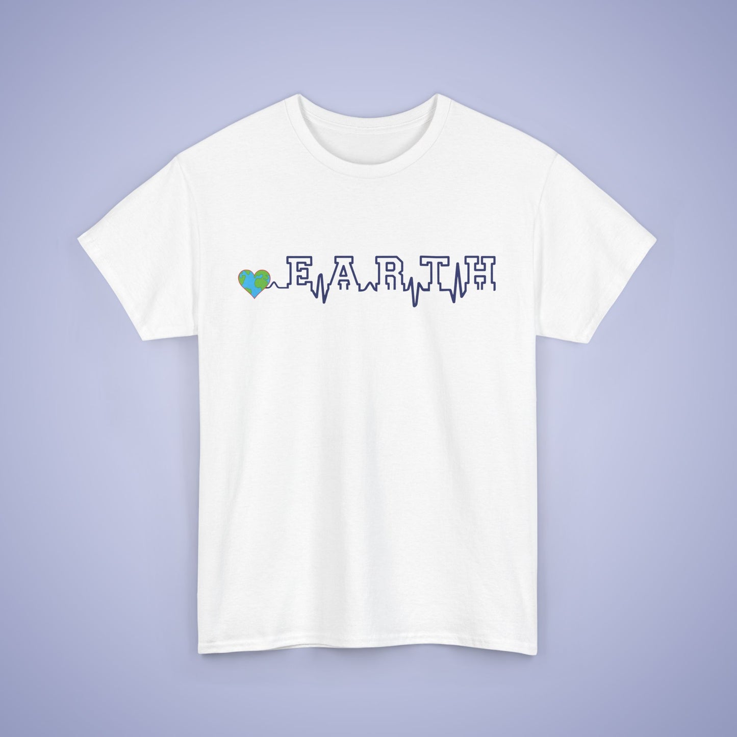Heartbeat Earth Day Unisex Oversized T Shirt