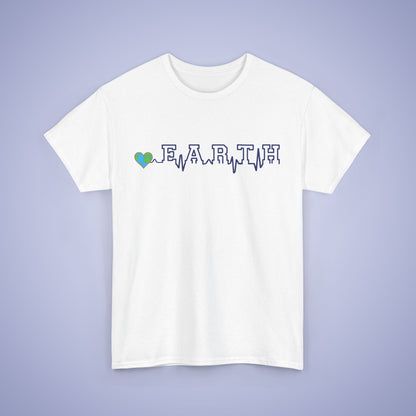 Heartbeat Earth Day Unisex Oversized T Shirt