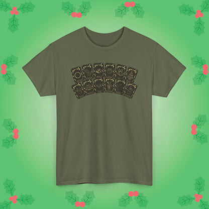 Christmas Deck of Tarot Cards Unisex T Shirt