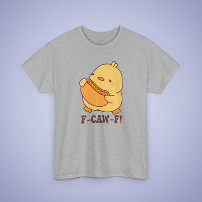 Hot Dog Lover F CAW F Cute Funny Chick Unisex Chicken T Shirt