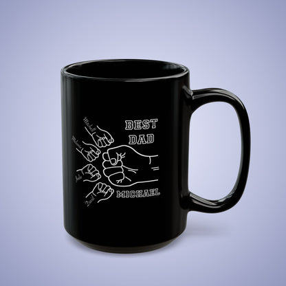 Personalized Best Dad Fathers Day Birthday Mug 15oz & 11oz