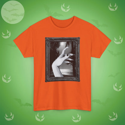 A Hand at the Beach Spooky Halloween T-Shirt | Photographic Design
