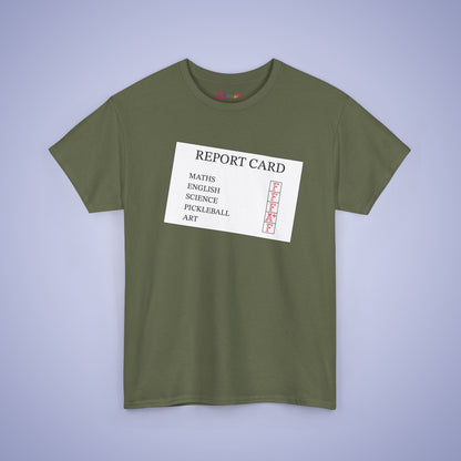 Report Card Funny Teacher Student Pickleball Lover Gift Tee Graphic Design T Shirt