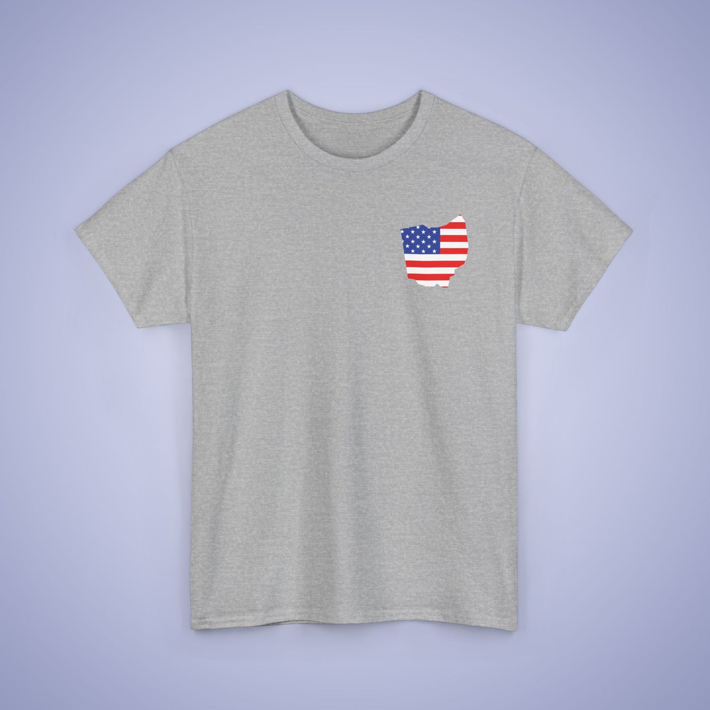 Ohio Map Pocket Art Proud American Unisex T Shirt