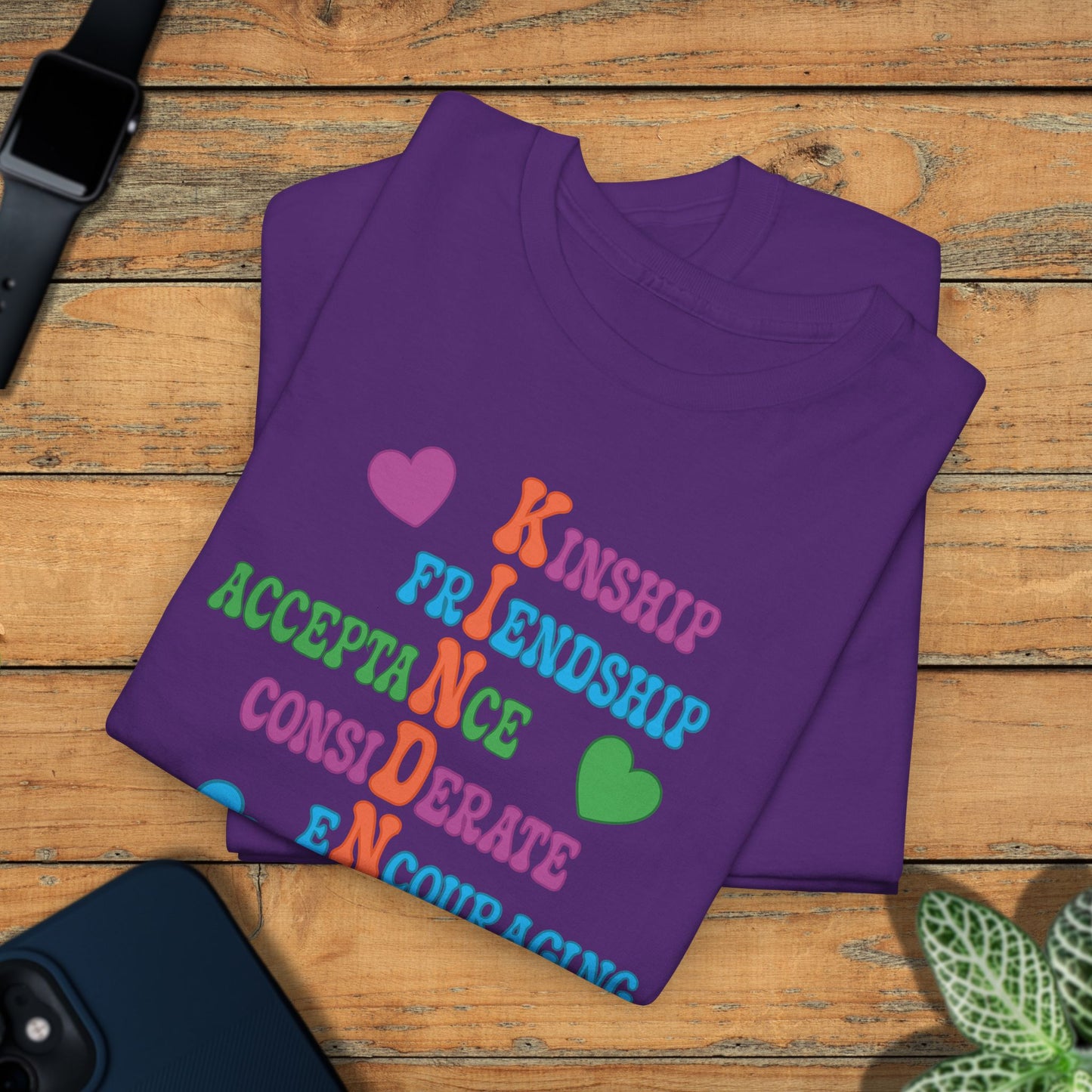 Kindness Wordgram Unity Day Teachers T Shirt Unisex