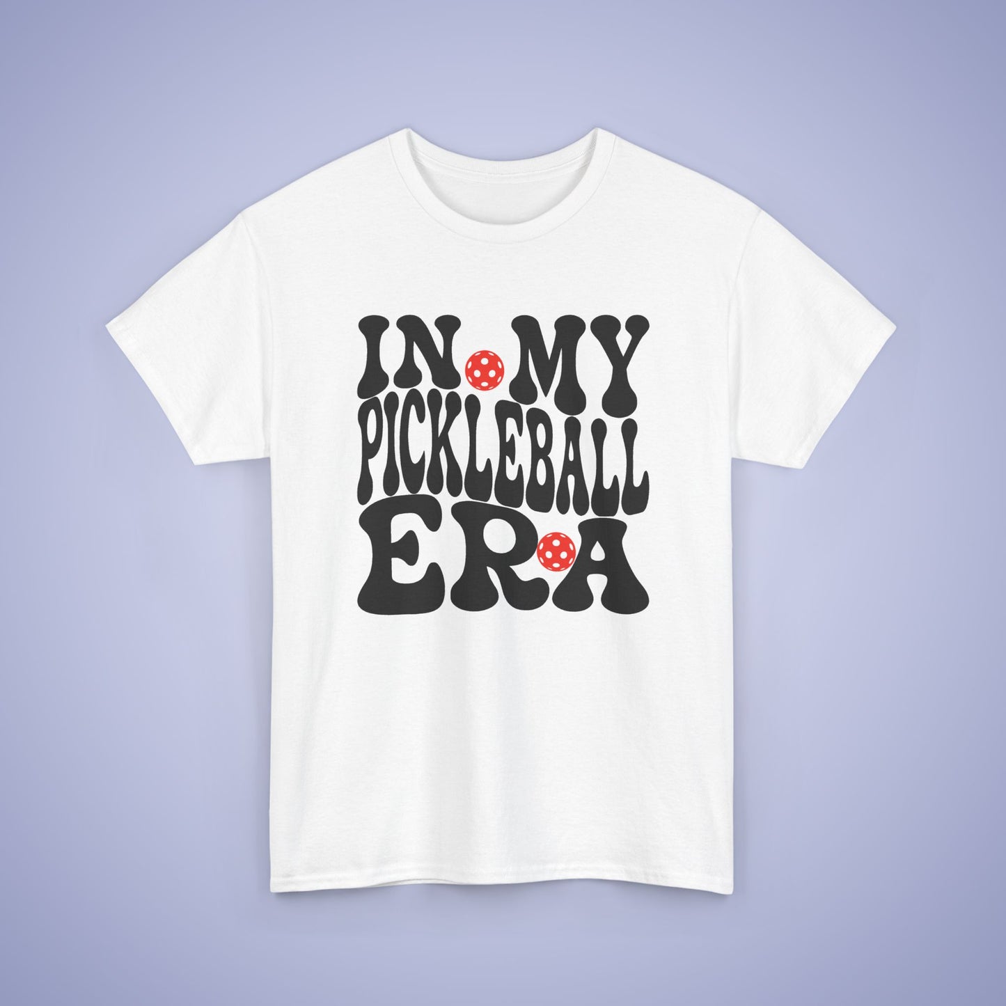 In My Pickleball Era Funny Pickleball T Shirt Black Graphic Design