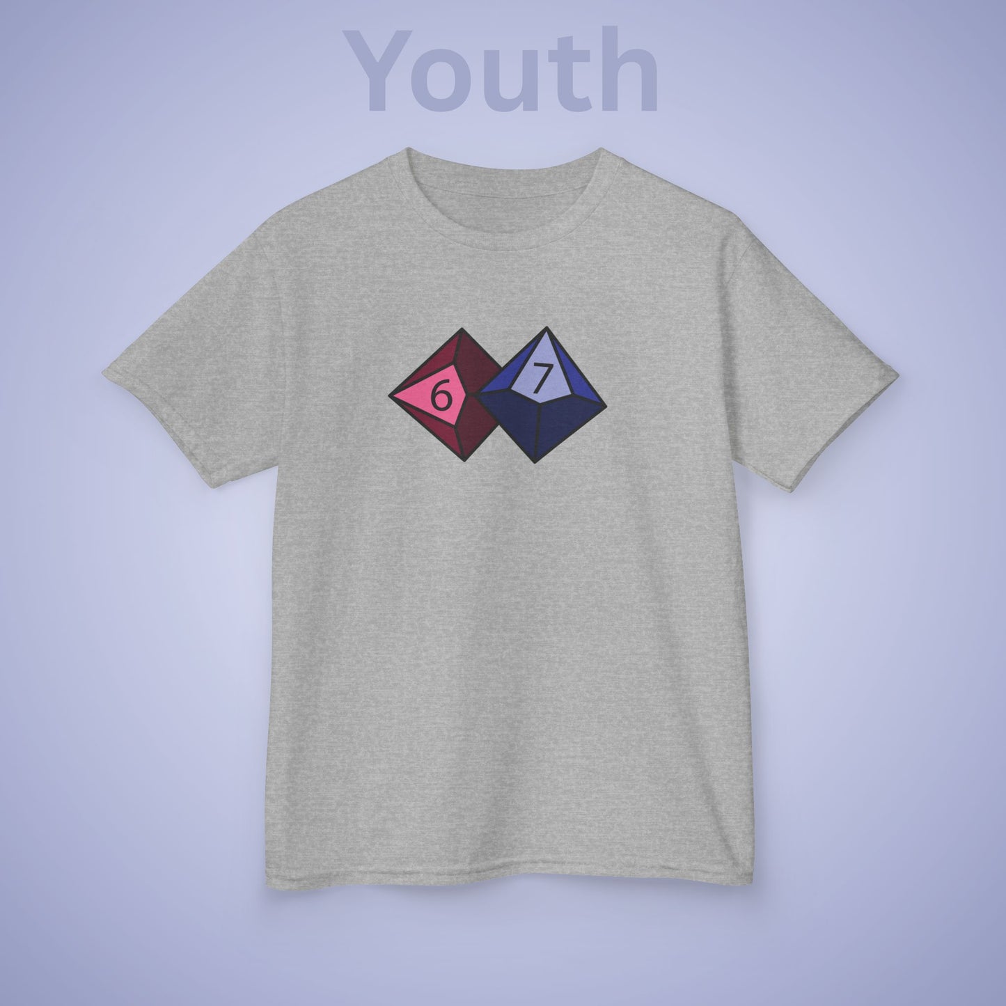 D10 Dice 67 Tee Fun Trending Kids Cotton T Shirt Six Seven Youth