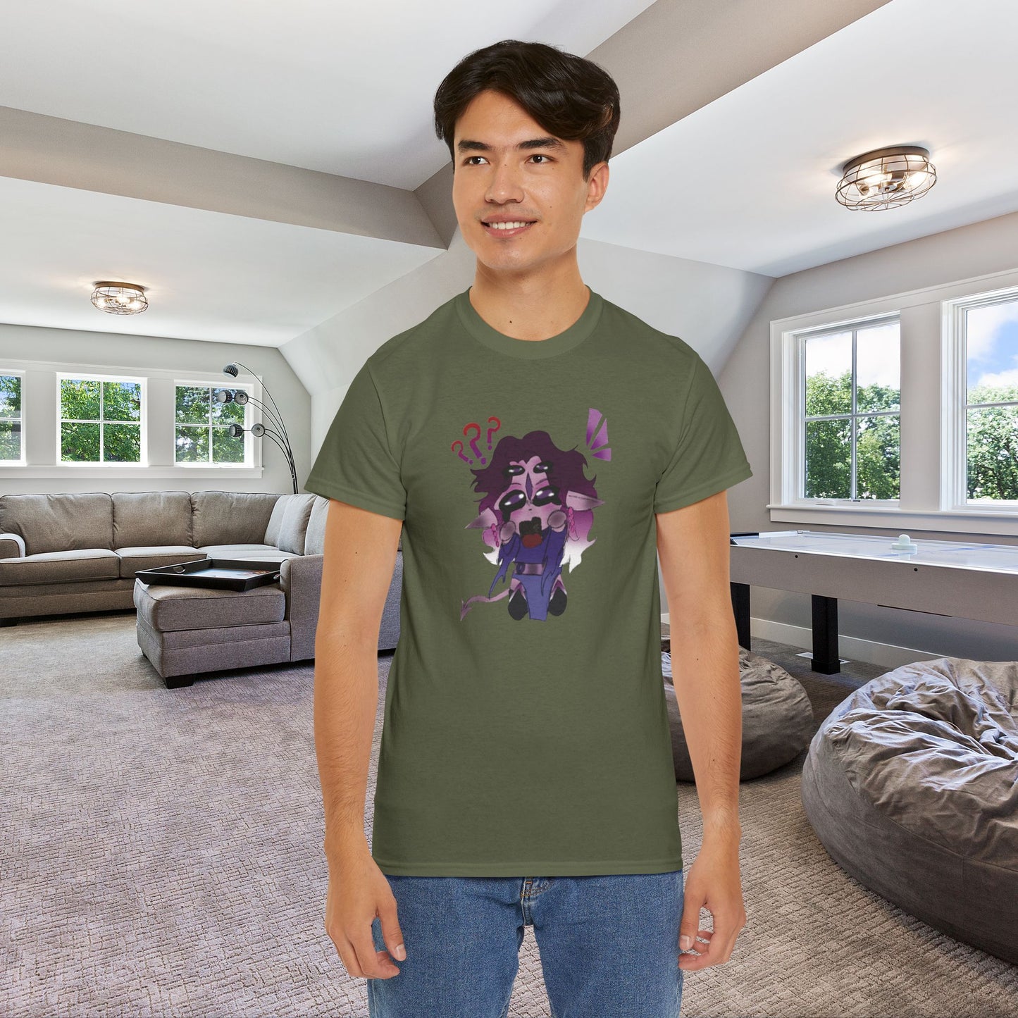 Morticia Cry Chibi Into the Cataclysm Unisex Graphic T Shirt