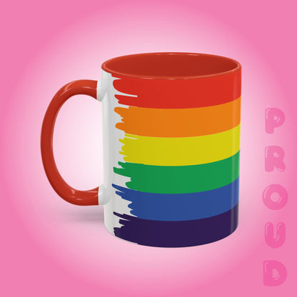 Pride Paint Style Coffee Mug