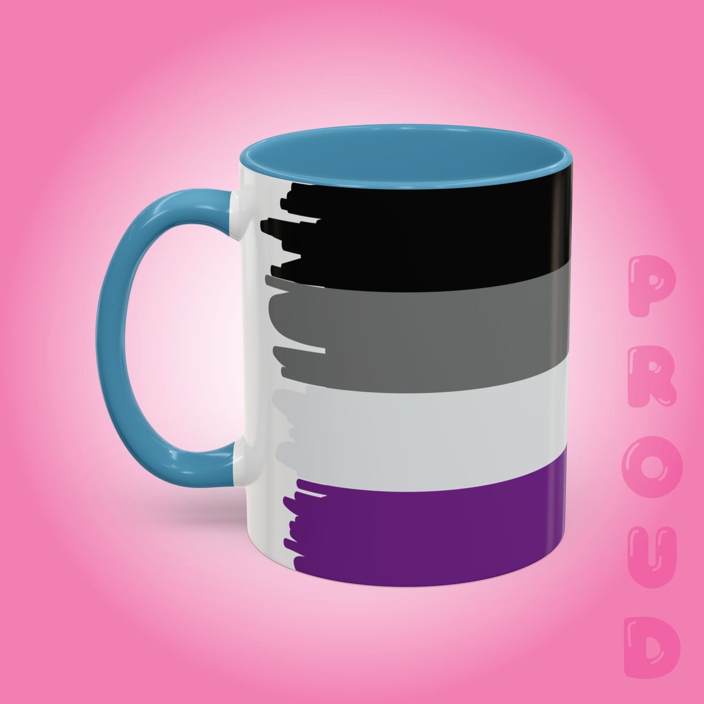 Asexual Paint Style Coffee Mug