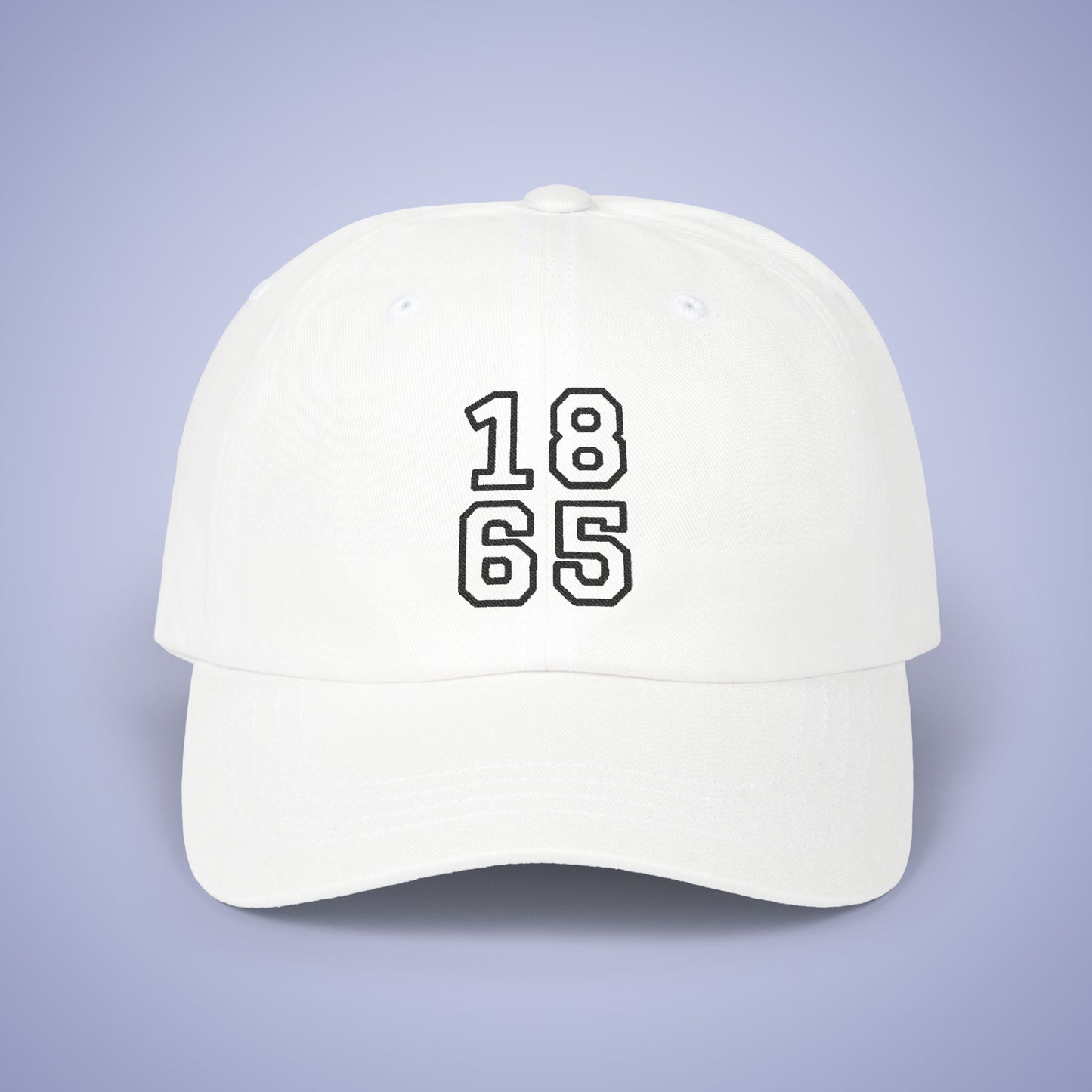 Juneteenth 1865 Embroidered Classic Dad Cap Unisex Black Embroidery
