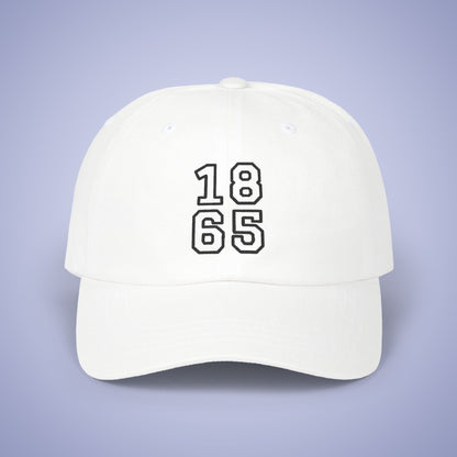 Juneteenth 1865 Embroidered Classic Dad Cap Unisex Black Embroidery