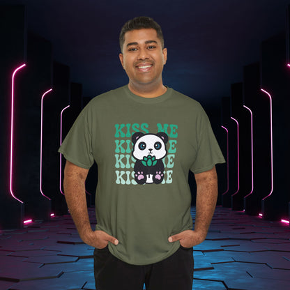 Kiss Me Panda Lover National Panda Day Unisex T Shirt