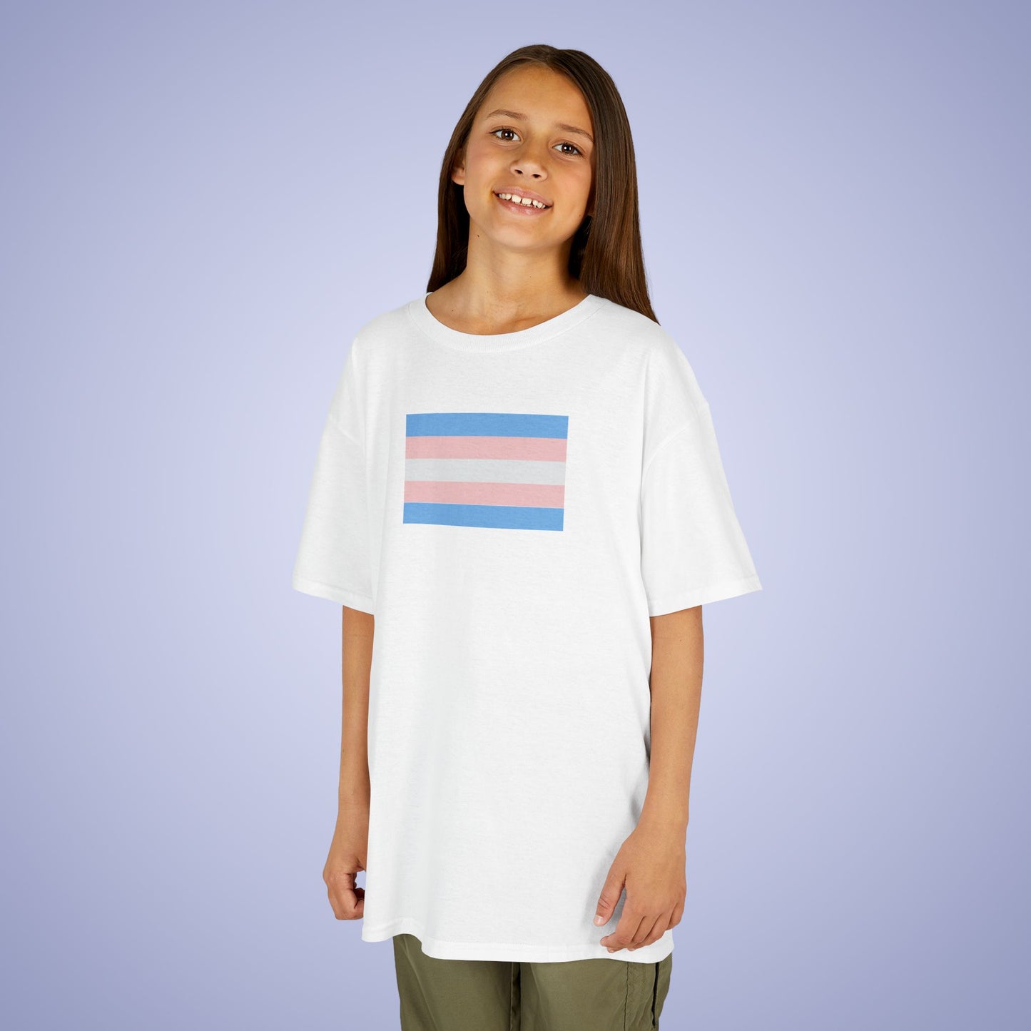 Transexual Flag Pride Kids Cotton T Shirt LGBTQ Pride Month
