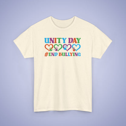 End Bullying Hearts and Hands Unity Day Teachers T Shirt Unisex