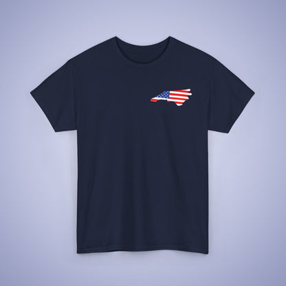 North Carolina Map Pocket Art Proud American Unisex T Shirt