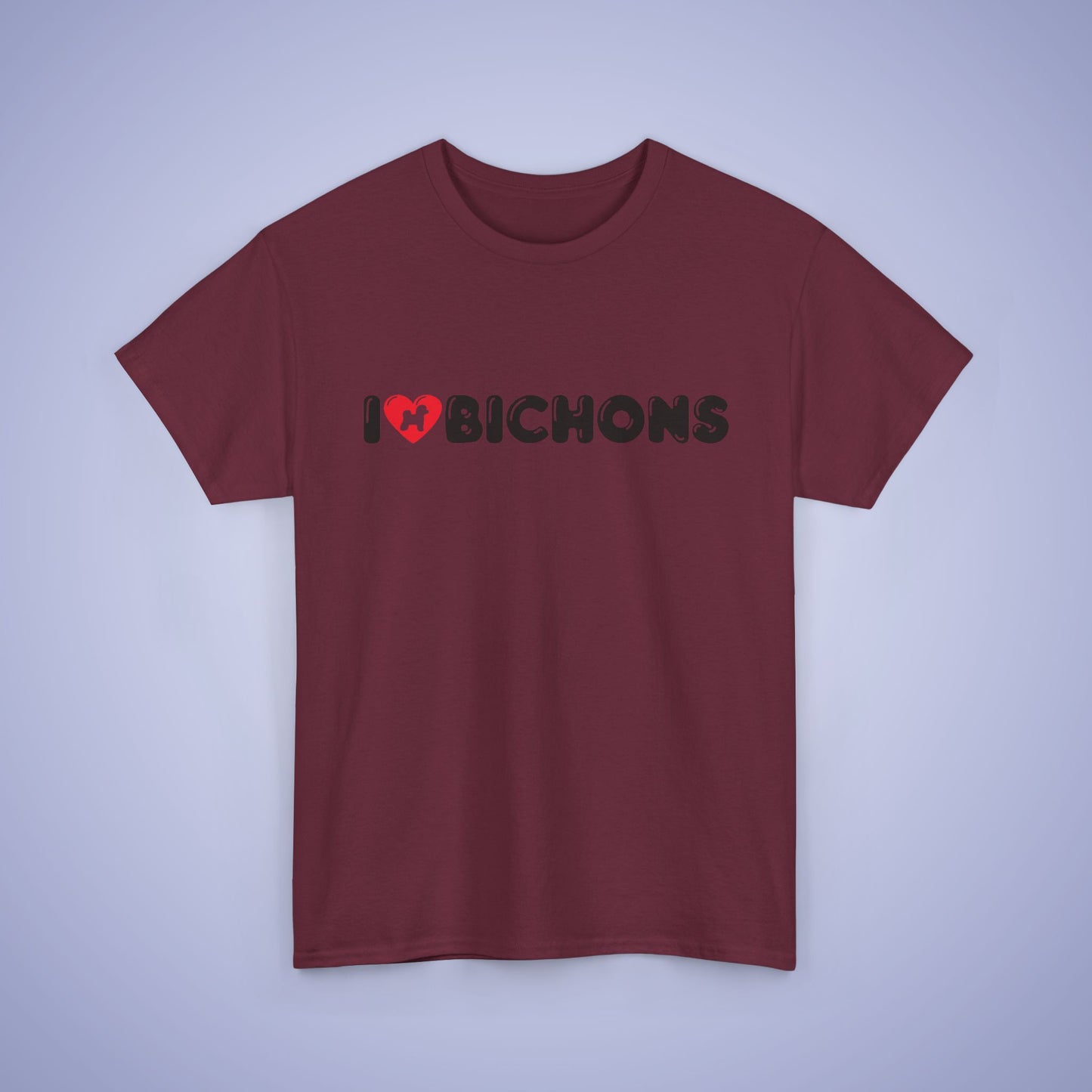 I Heart Bichons Unisex T Shirt