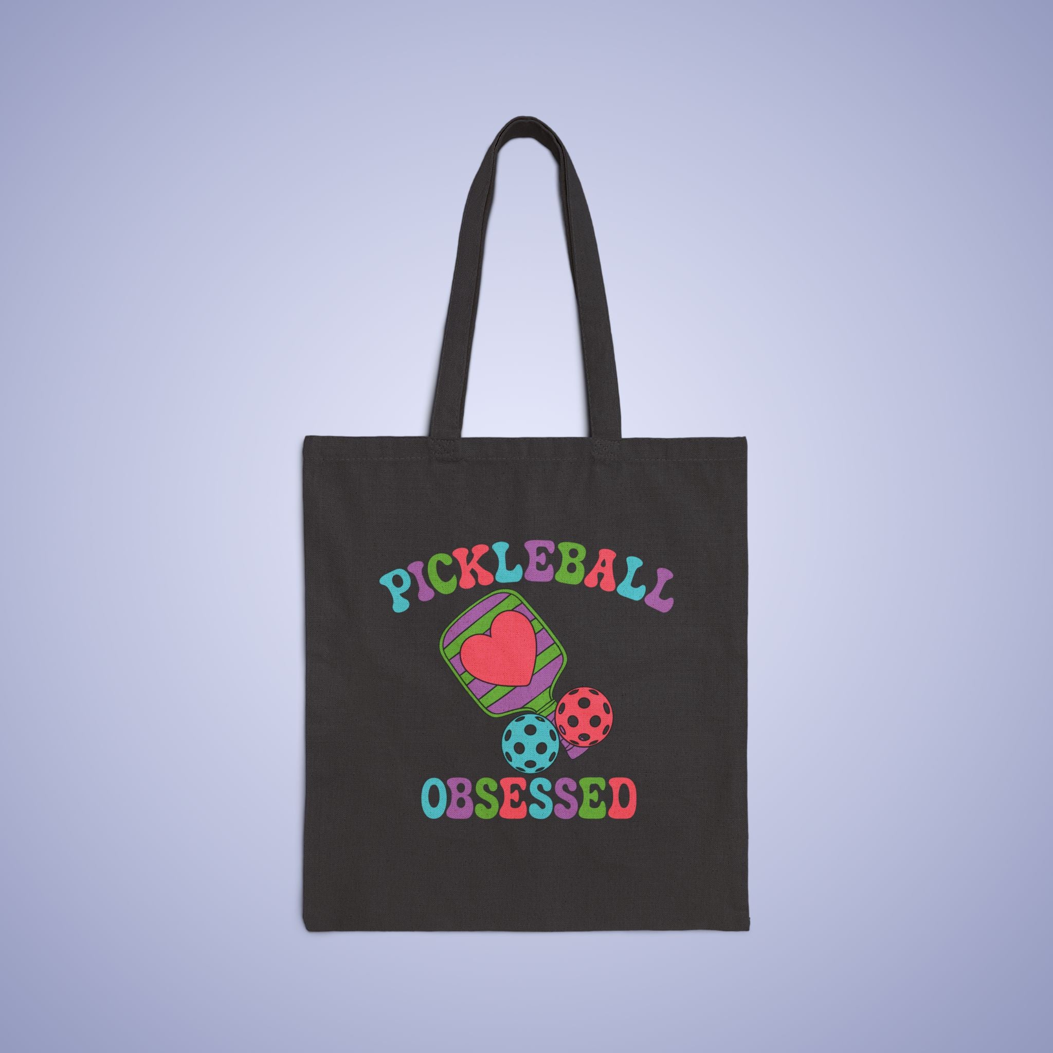 Pickleball Obsessed Cotton Canvas Gift Tote Bag