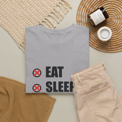 Eat Sleep Dink Repeat Funny Pickleball T Shirt Black Text Design