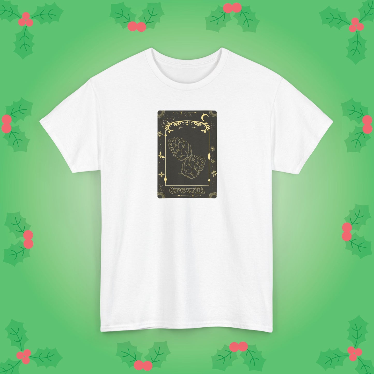 Christmas Pine Cones Growth Tarot Card Lover Unisex T Shirt