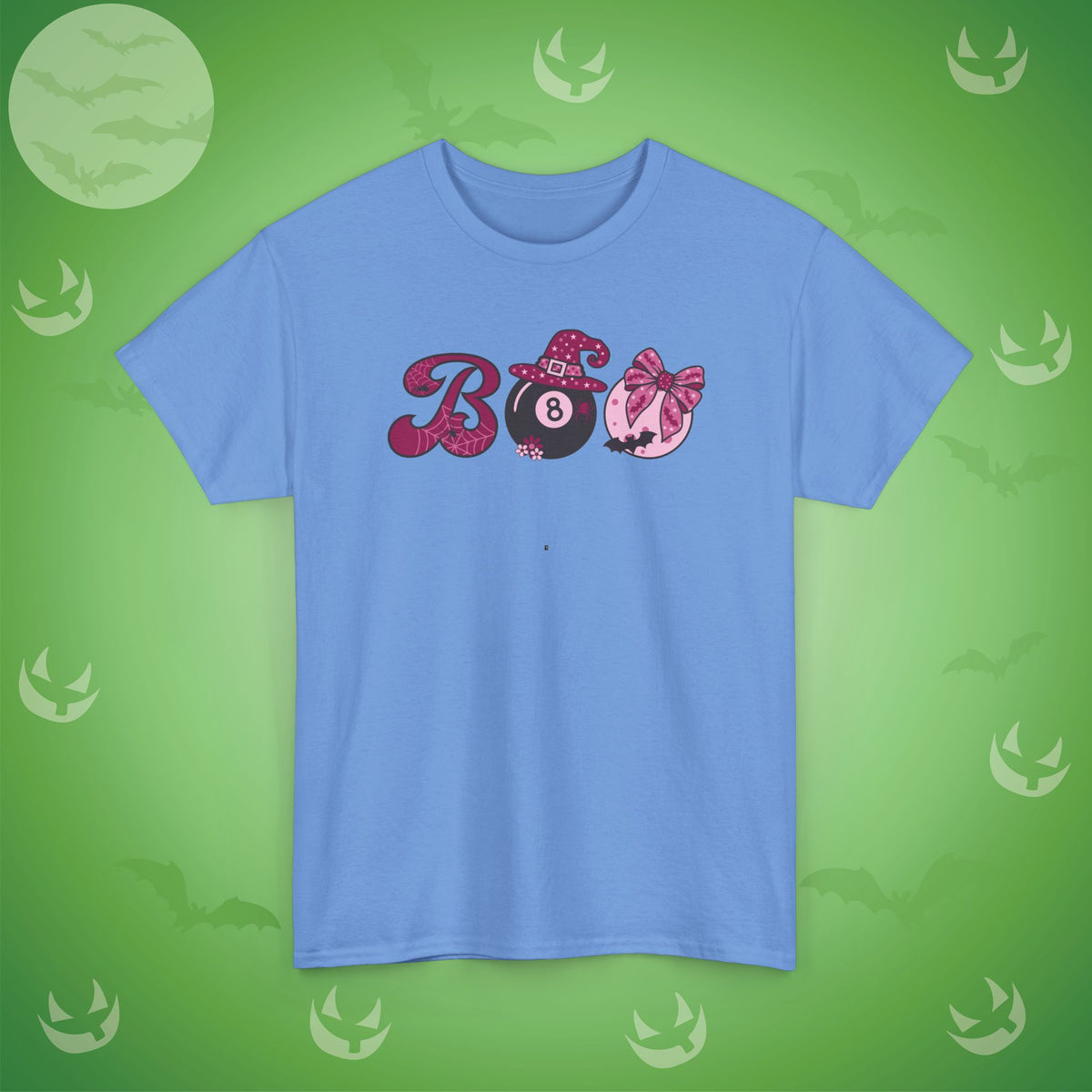 Snooker Pool BOO T-Shirt | Girly Coquette Halloween Design