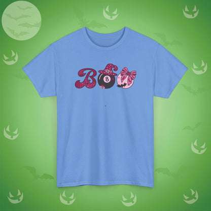 Snooker Pool BOO T-Shirt | Girly Coquette Halloween Design