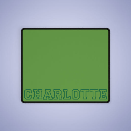 University Style Personalized Name XXXXL Light Green Mouse Pad