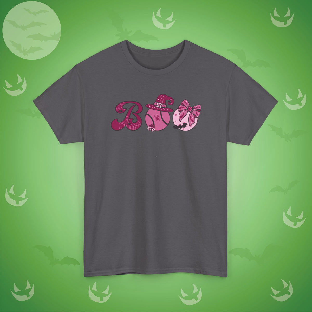 Tennis BOO T-Shirt | Girly Coquette Halloween Design