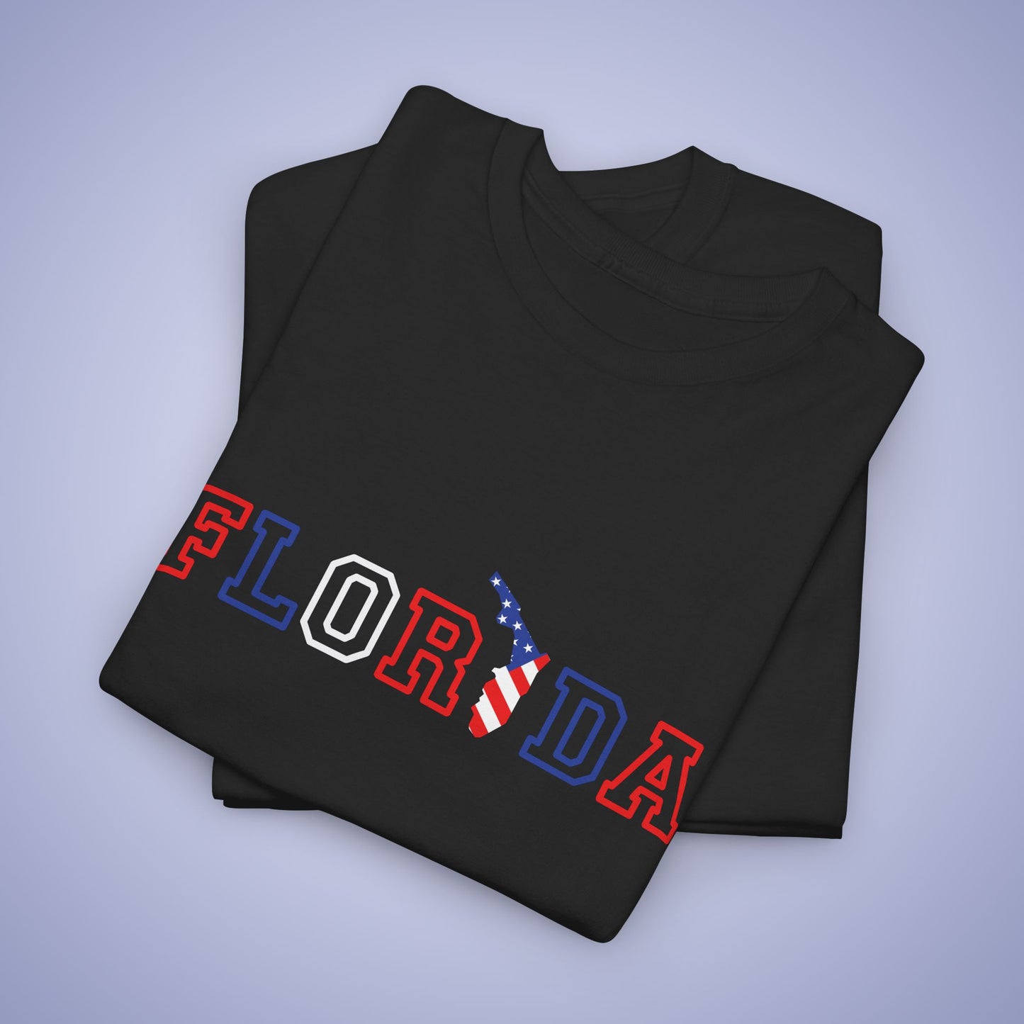 Florida Map Text Art Proud American Unisex T Shirt