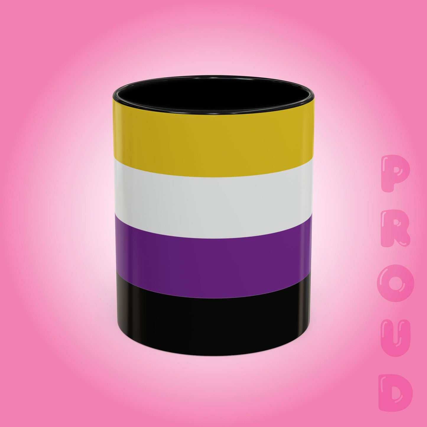 Non Binary Paint Style Coffee Mug