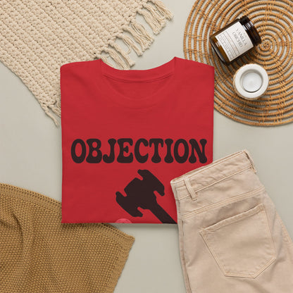 Objection in the Court Funny Lawyer Judge Pickleball T Shirt Black Graphic Design
