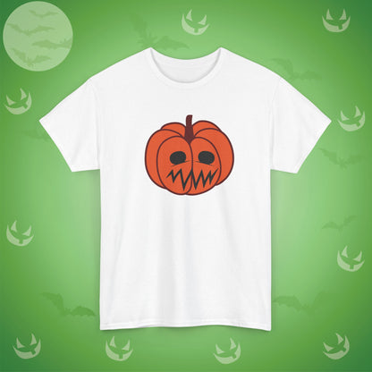 Jackolantern Worried Face Halloween Pumpkin  Unisex T Shirt