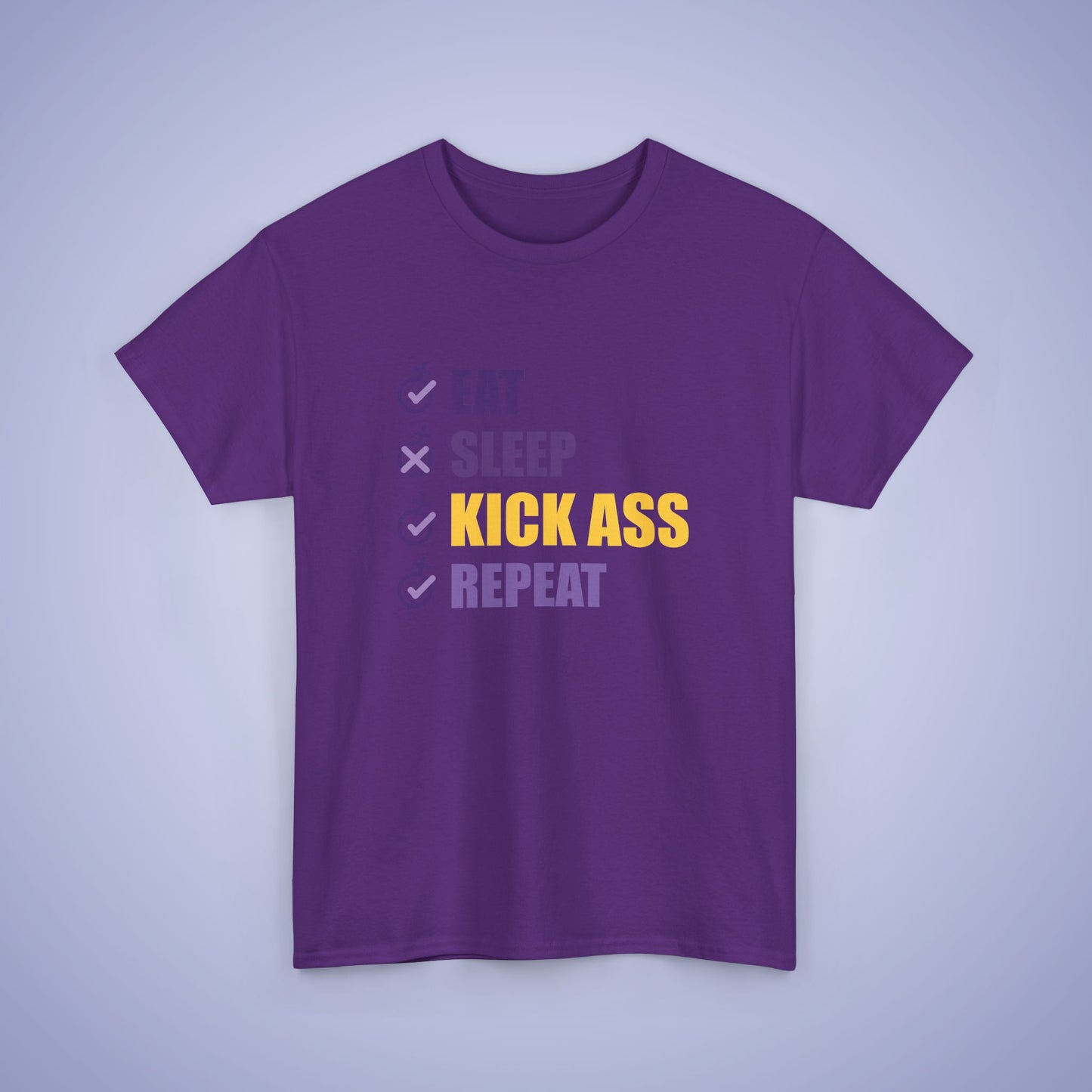 Eat Sleep Kick Ass Repeat Intl Womens Day Unisex Tshirt