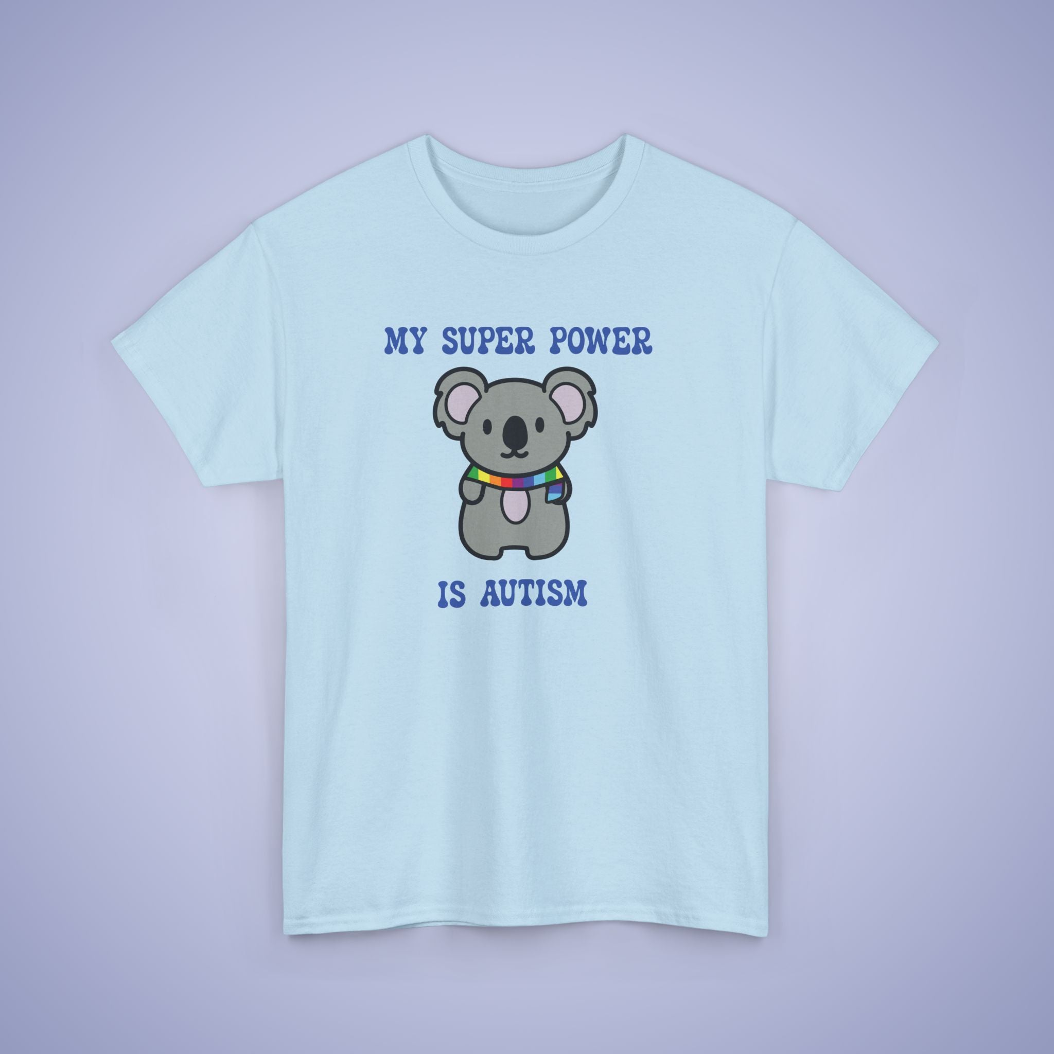 Koala Neurodiversity Graphic My Super Power is Autism Awareness Unisex T Shirt