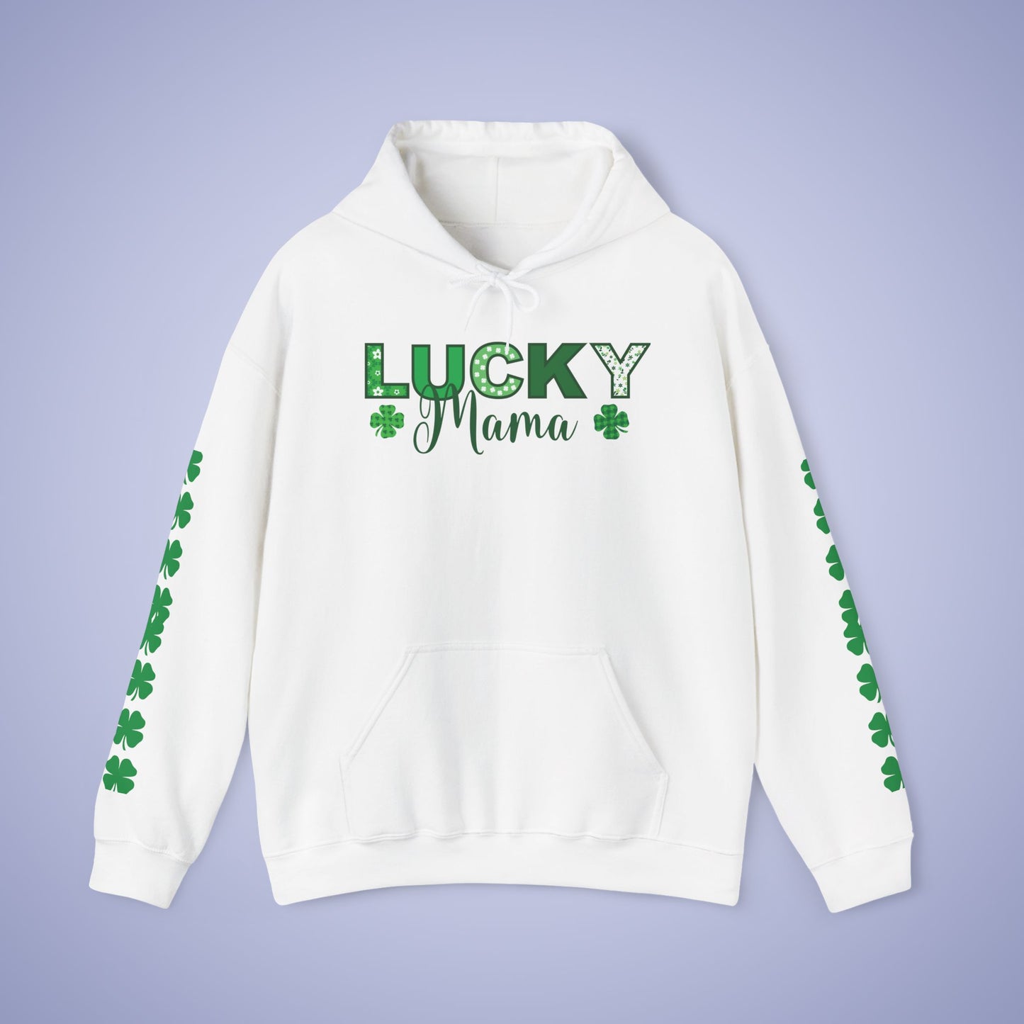 Lucky Mama St Patricks Day Unisex Hoodie Sweatshirt