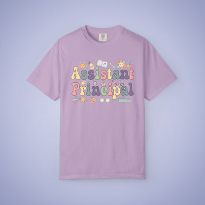 Assistant Principal Teacher T Shirt Retro Comfort Colors Unisex Back to School