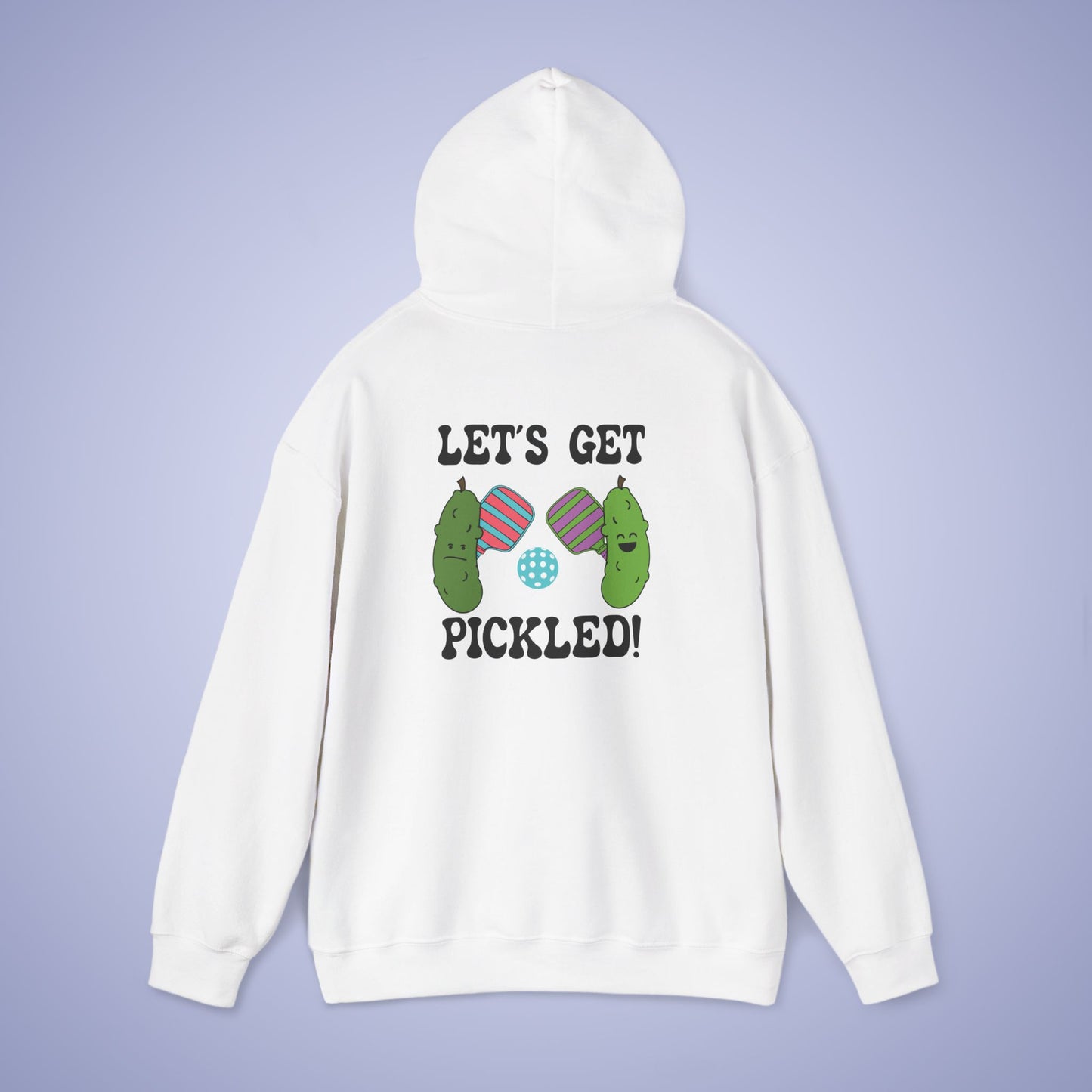 Lets Get Pickled Funny Pickleball Lover Drinking Gift Hoodie Graphic Design Sweatshirt