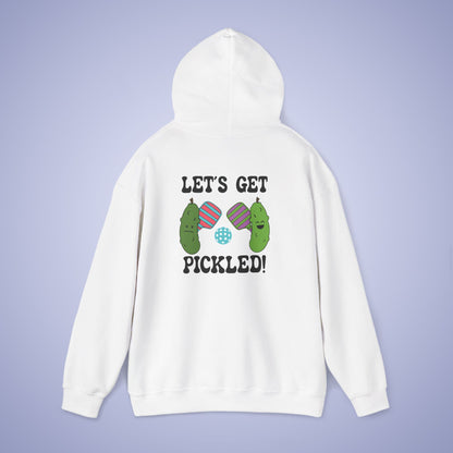 Lets Get Pickled Funny Pickleball Lover Drinking Gift Hoodie Graphic Design Sweatshirt