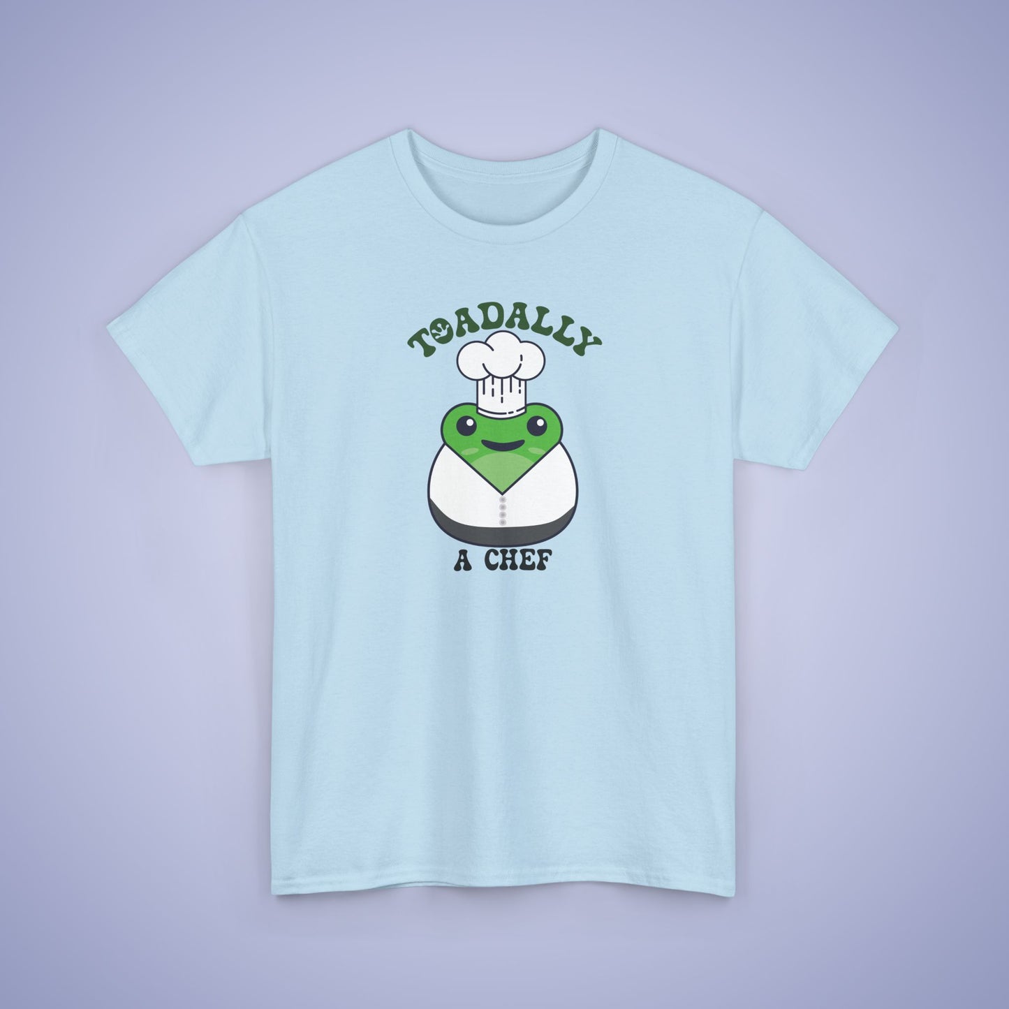 Toadally a Chef Graphic Tee Frog Lover Funny Cook Gift Unisex T Shirt