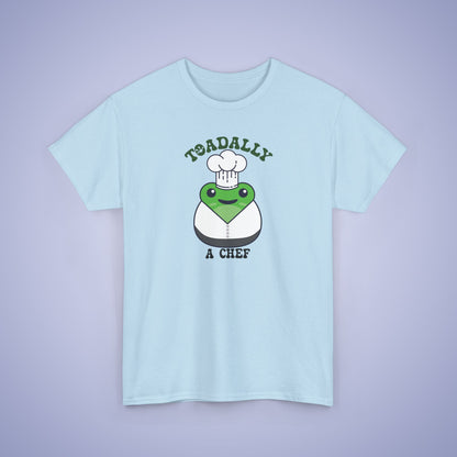 Toadally a Chef Graphic Tee Frog Lover Funny Cook Gift Unisex T Shirt