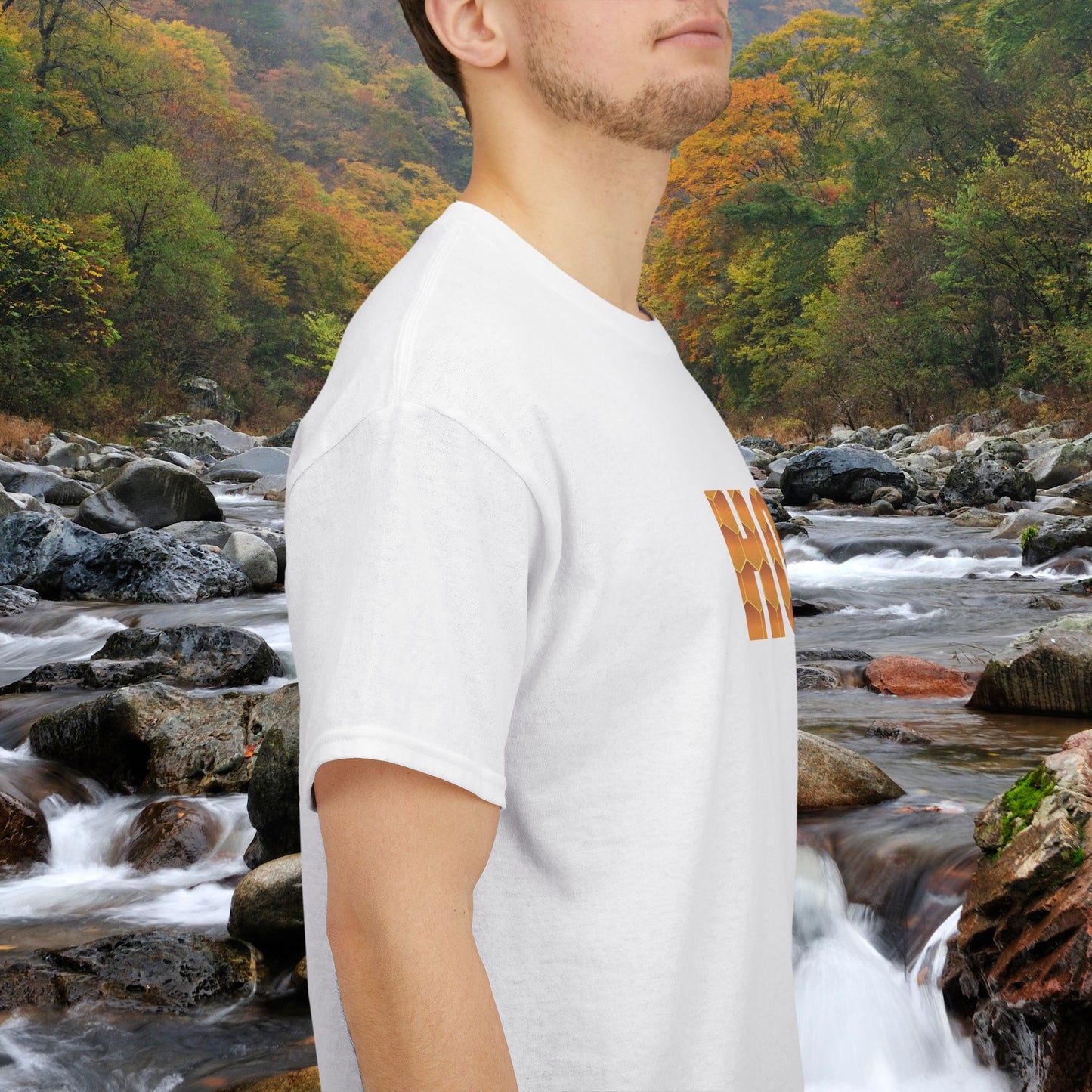 Honey Lover Honeycomb Sweet As Honey Word Art Design Unisex T Shirt