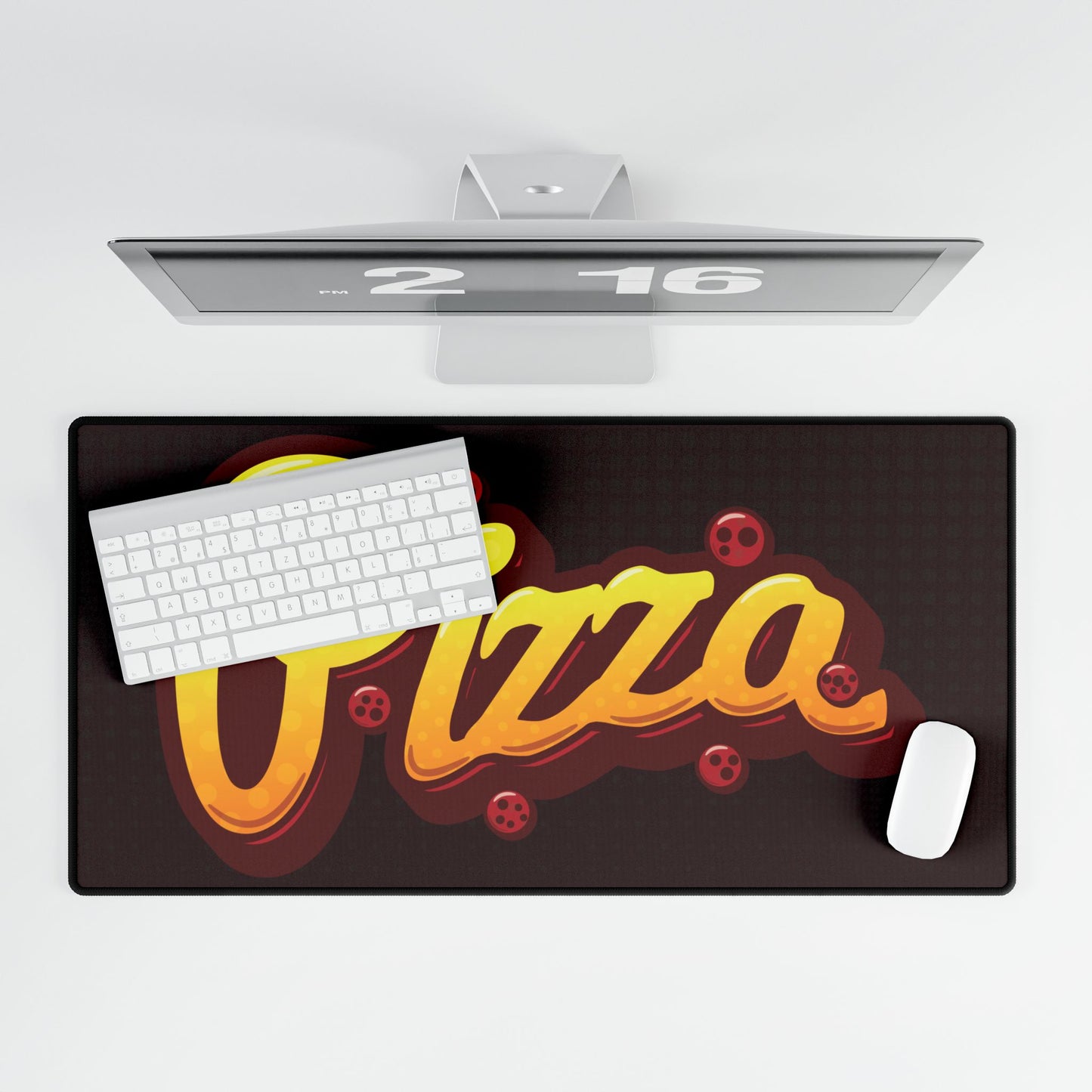 Pizza Pizza Decor Gaming Desk Mat Medium & Large Foodie Gift