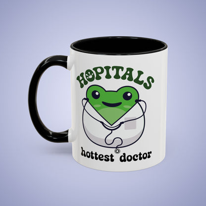 Hopitals Hottest Doctor Frog Lover Gift Coffee Mug Ceramic