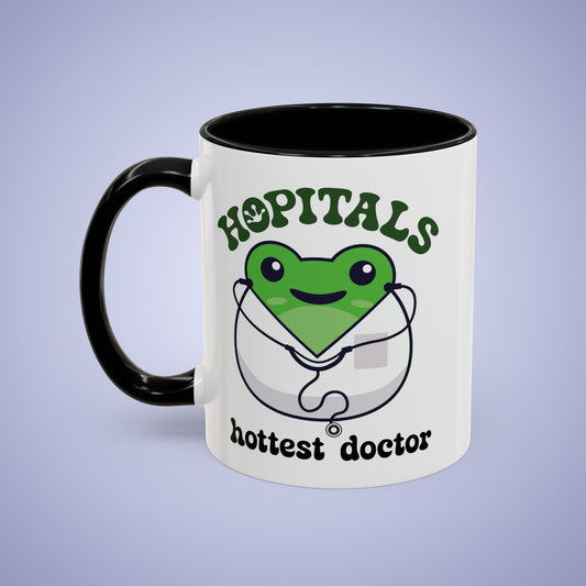 Hopitals Hottest Doctor Frog Lover Gift Coffee Mug Ceramic